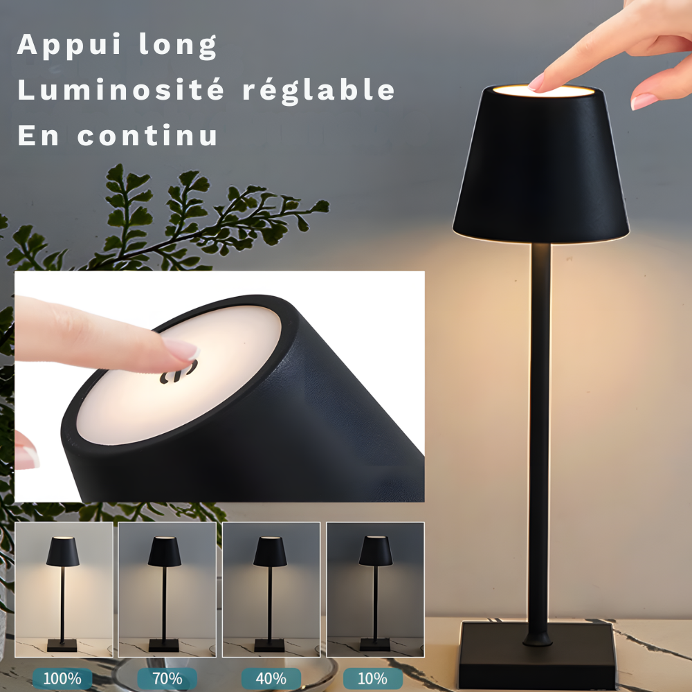 Lampe de chevet LED tactile 3 lumières – LUMA