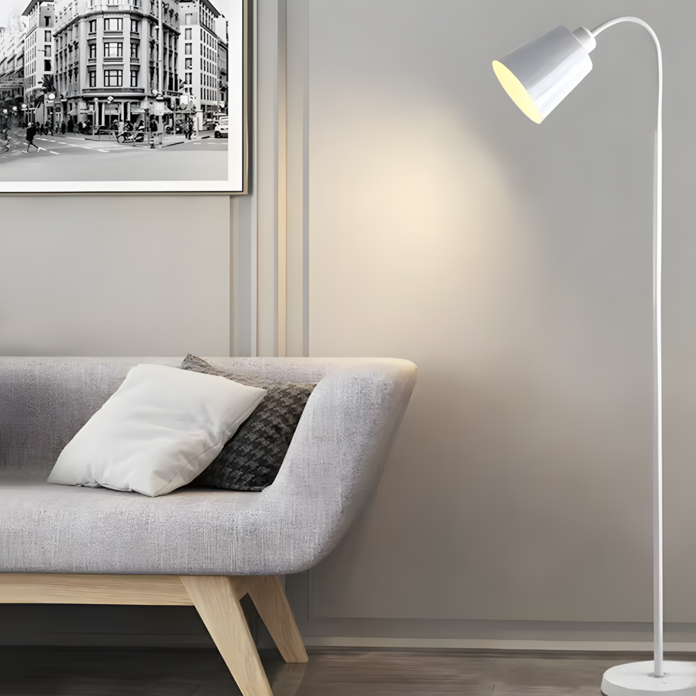 Lampe sur Pied Moderne Bras Flexible & LED Directionnelle - NOVALUM