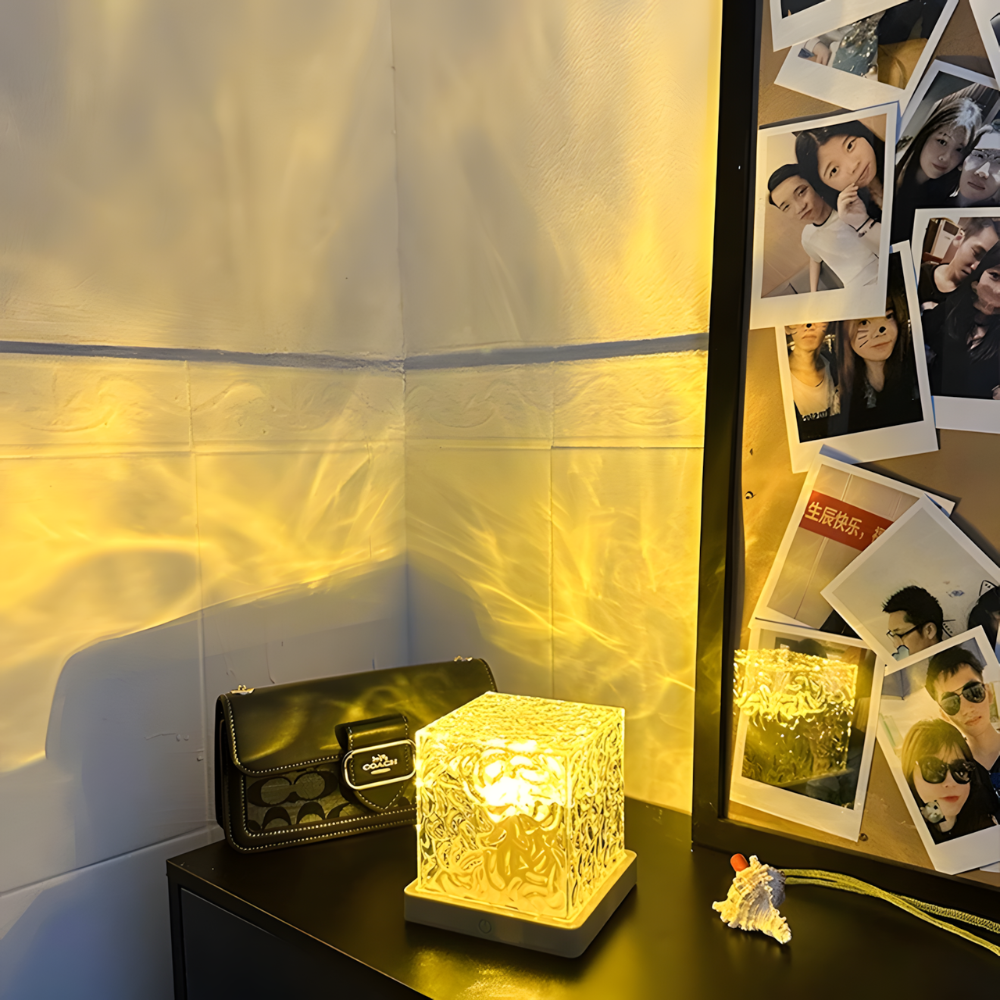 Lampe de chevet LED effet Aurore Boréale – AURORA