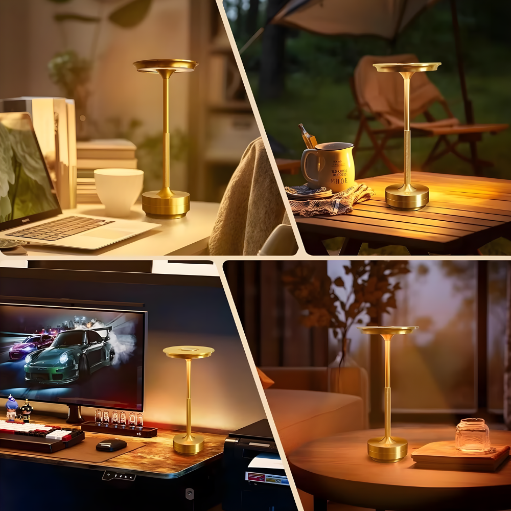 Lampe de chevet LED tactile rétro – ALLUMAT