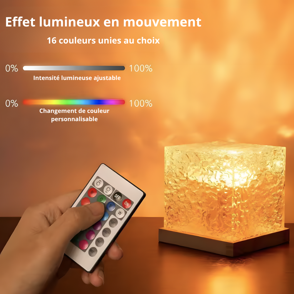 Lampe de chevet LED effet Aurore Boréale – AURORA