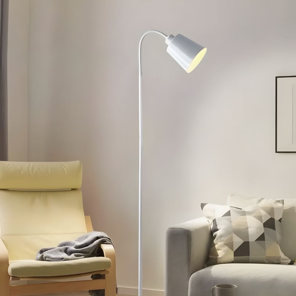 Lampe sur Pied Moderne Bras Flexible & LED Directionnelle - NOVALUM