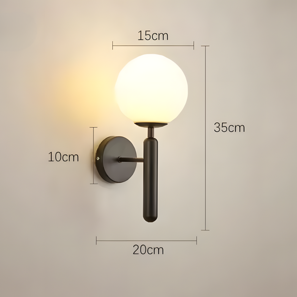 Lampe murale design cuivre minimaliste – LUCIRA