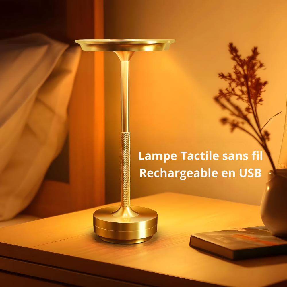 Lampe de chevet LED tactile rétro – ALLUMAT
