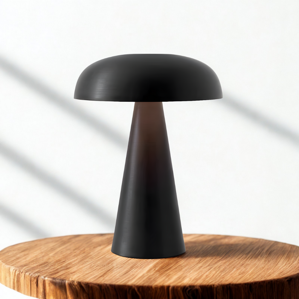 Lampe de chevet champignon LED tactile rétro rechargeable – MUSHARA