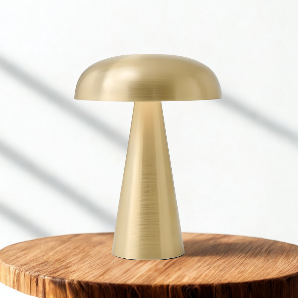 Lampe de chevet champignon LED tactile rétro rechargeable – MUSHARA