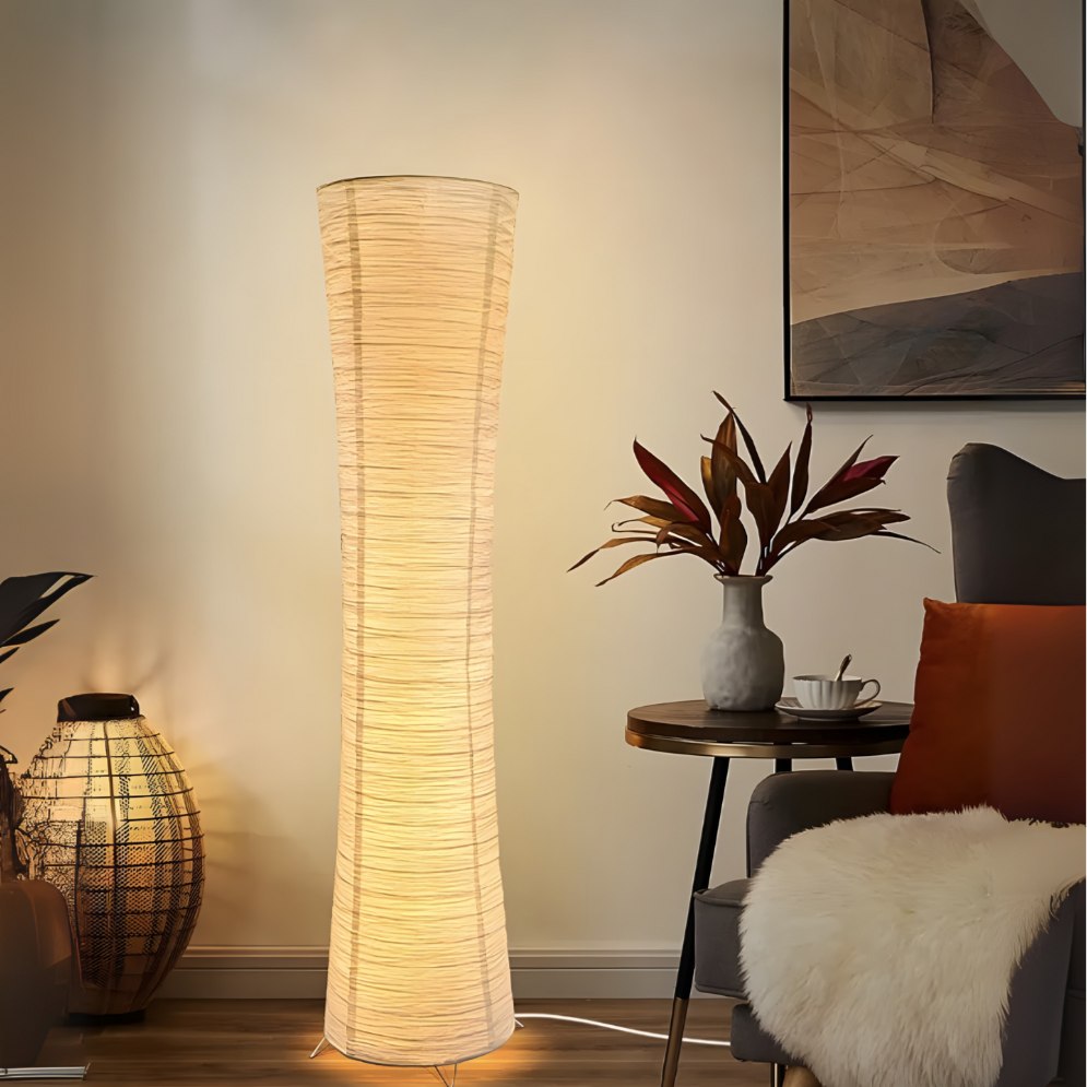 Lampe sur Pied Design Cylindrique – SHIRO