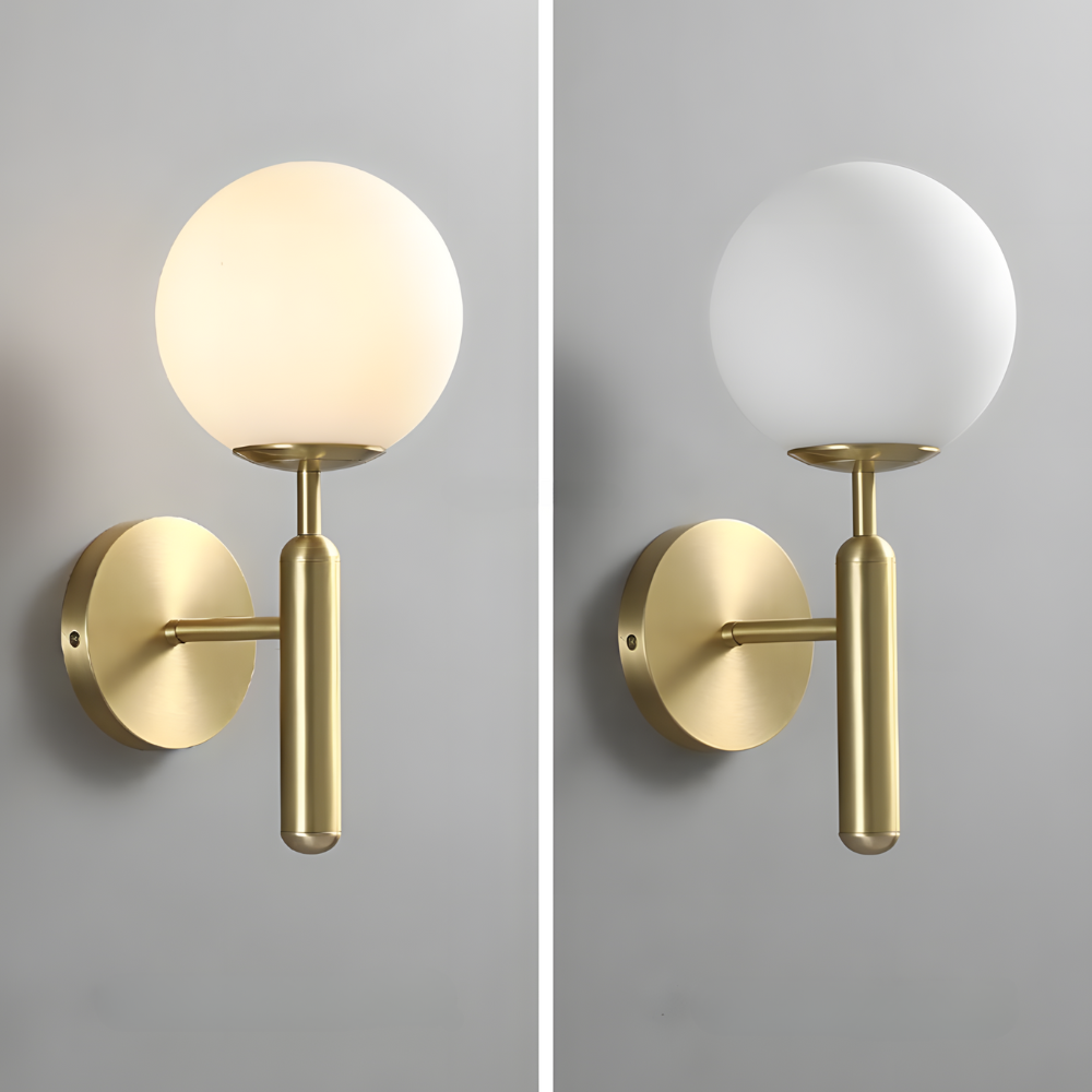 Lampe murale design cuivre minimaliste – LUCIRA