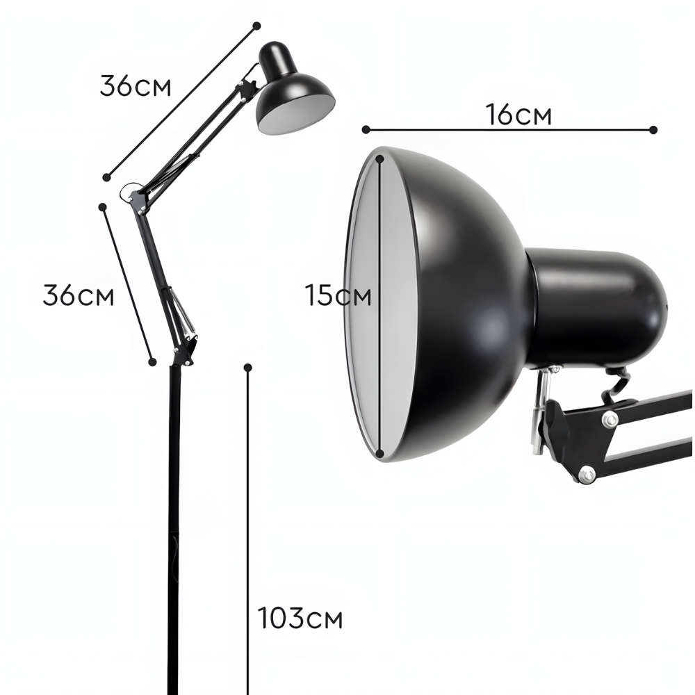 Lampe sur pied LED moderne & design - ELARA