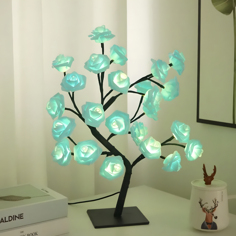 Lampe de chevet Arbre de Roses LED - LUMIROSE