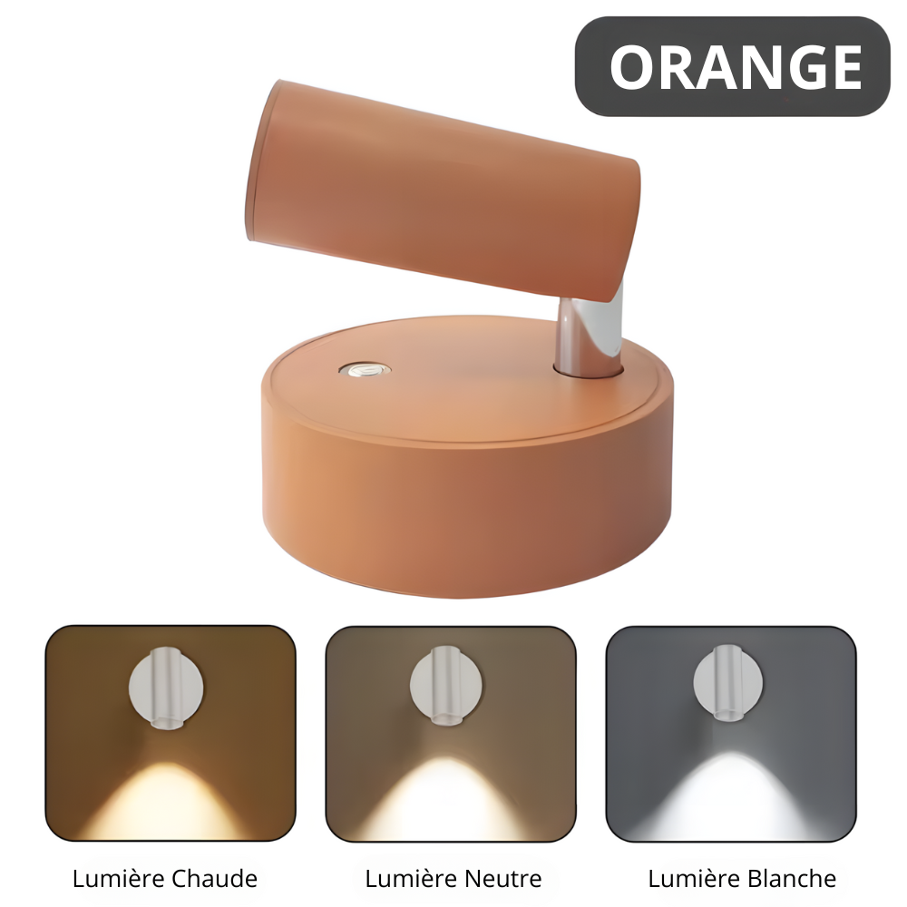 Lampe murale LED rechargeable magnétique tactile – LUMINAIR