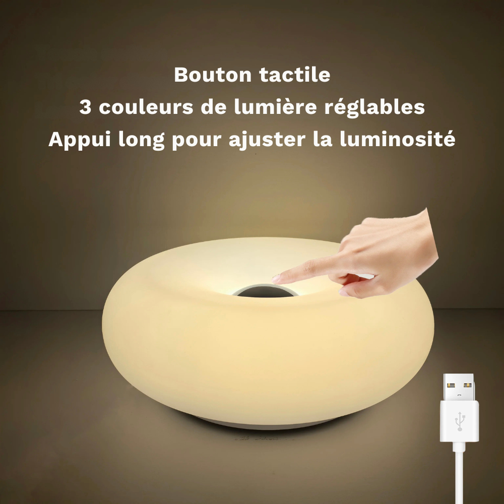 Lampe de chevet Ambiance douce USB rechargeable – LUMIBEAN