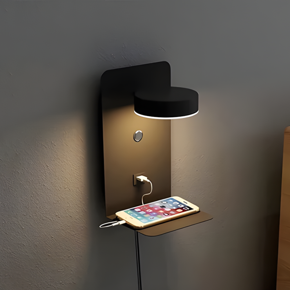 Lampe murale LED applique avec port USB – NIKAVA