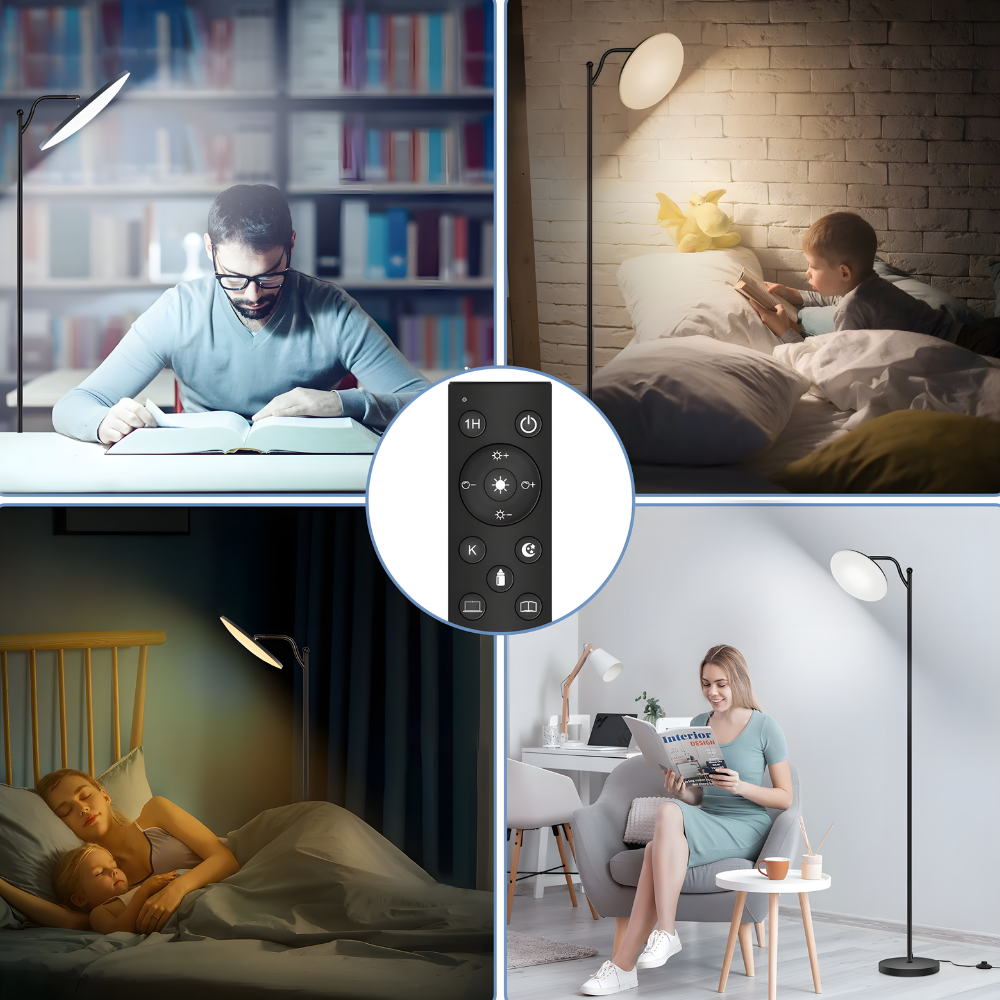 Lampadaire LED Intelligent & Moderne – ELVORA