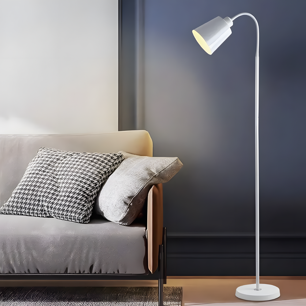 Lampe sur Pied Moderne Bras Flexible & LED Directionnelle - NOVALUM