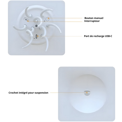 Lampe de chevet LED multicolore avec télécommande – JELLY