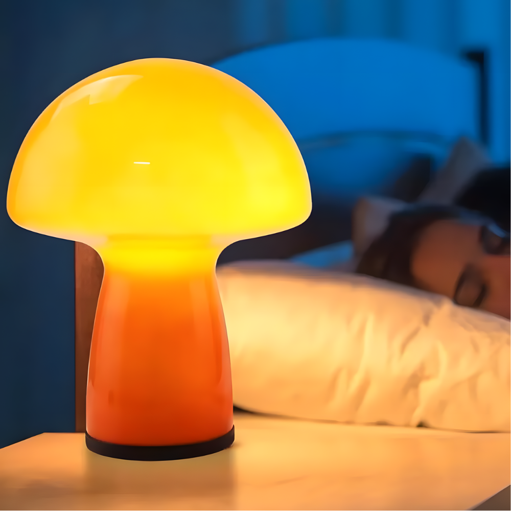 Lampe de Chevet Champignon LED Tricolore USB – MUSHYLA