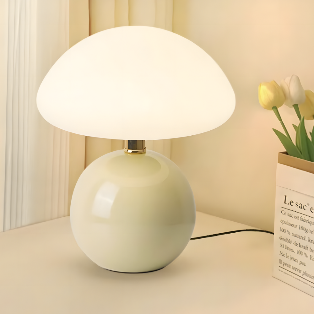 Lampe de chevet champignon moderne colorée – MORINA