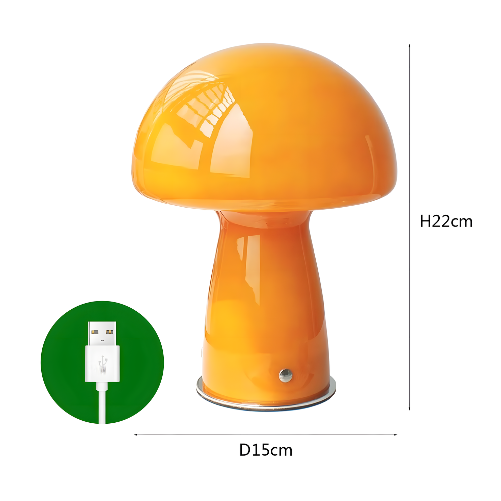Lampe de Chevet Champignon LED Tricolore USB – MUSHYLA