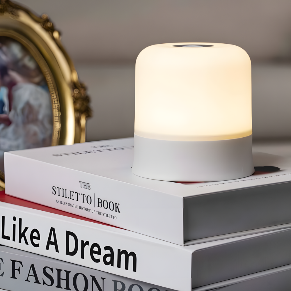Lampe de chevet LED RGB Tactile & Rechargeable - LUMO