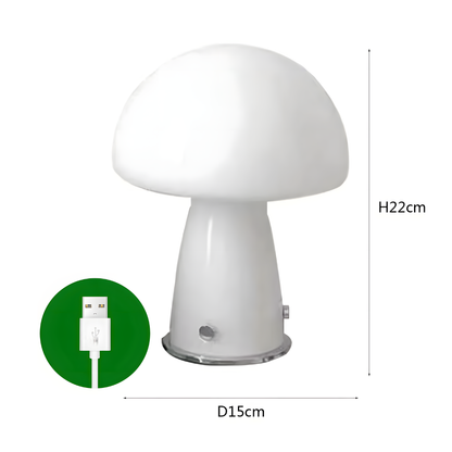 Lampe de Chevet Champignon LED Tricolore USB – MUSHYLA