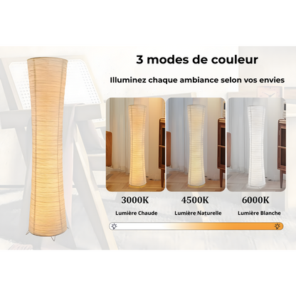 Lampe sur Pied Design Cylindrique – SHIRO
