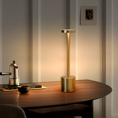 Lampe de chevet rechargeable en aluminium de qualité – SOLENA
