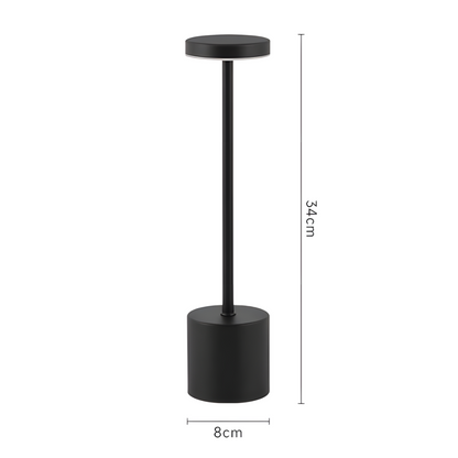 Lampe de chevet rechargeable en aluminium de qualité – SOLENA