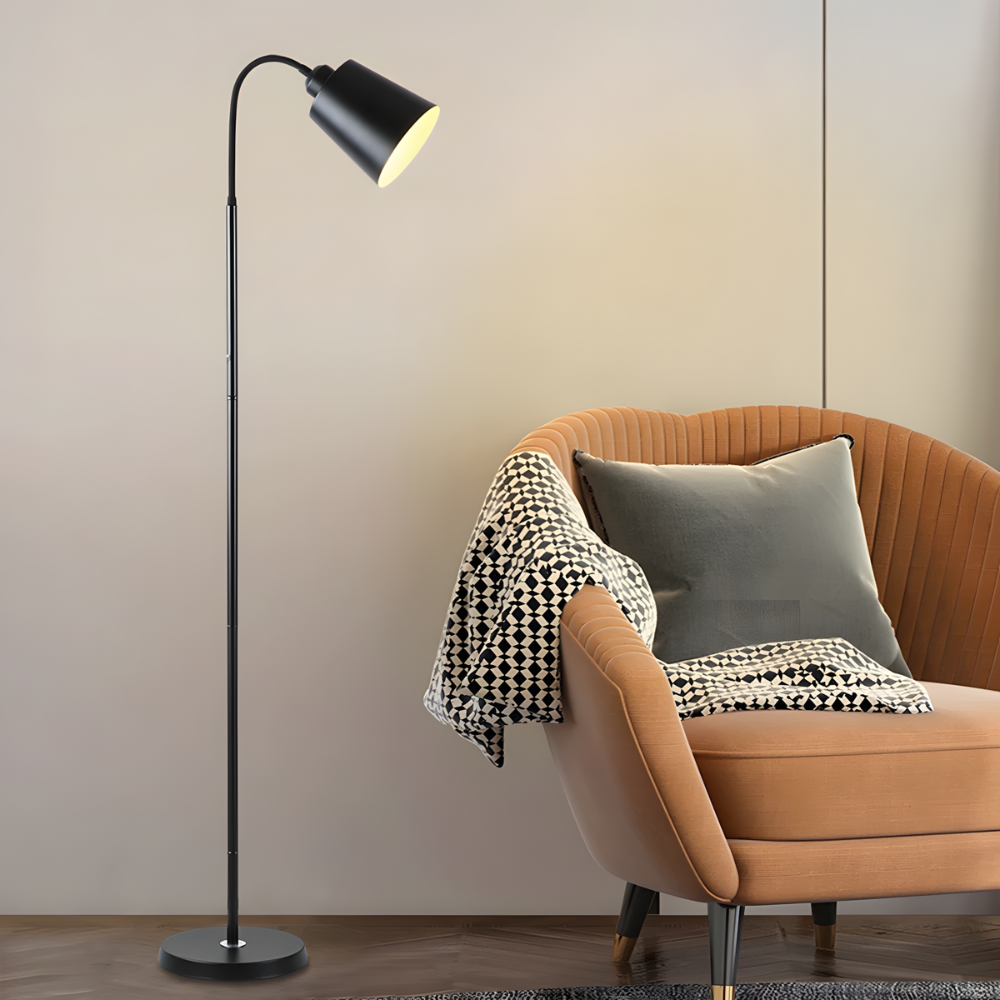 Lampe sur Pied Moderne Bras Flexible & LED Directionnelle - NOVALUM