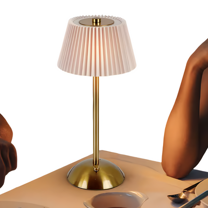 Lampe de chevet sans fil plissée décoratif moderne – VELA