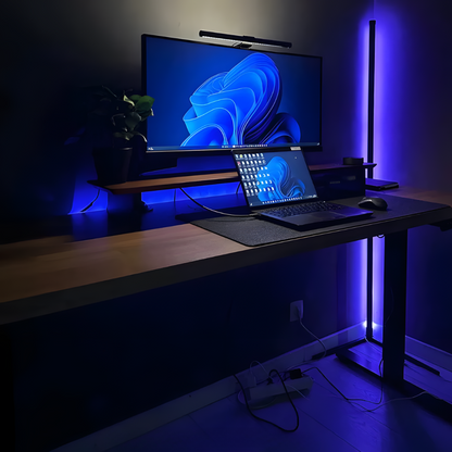 Lampe sur pied d’Ambiance RGB Connectée – LUSYNC
