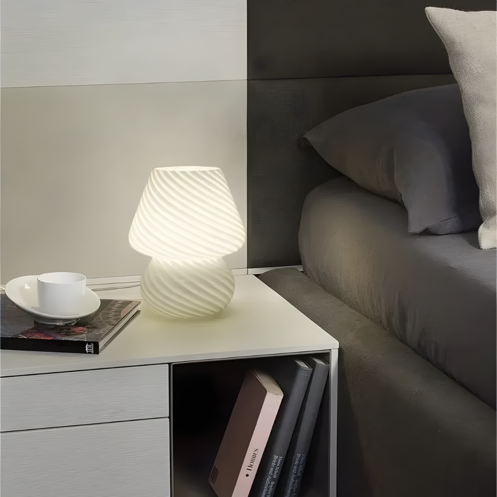 Lampe de Chevet Champignon Minimaliste – GLYMIA