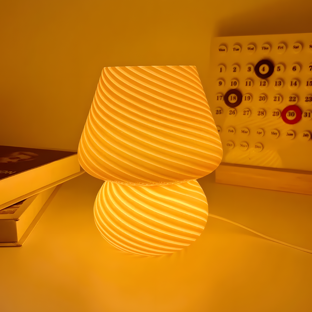 Lampe de Chevet Champignon Minimaliste – GLYMIA