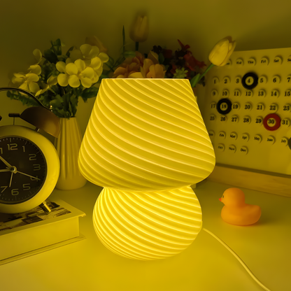 Lampe de Chevet Champignon Minimaliste – GLYMIA