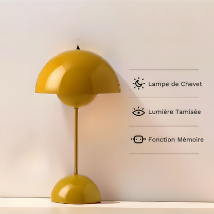 Lampe de Chevet Champignon LED USB Rechargeable - BLOOM