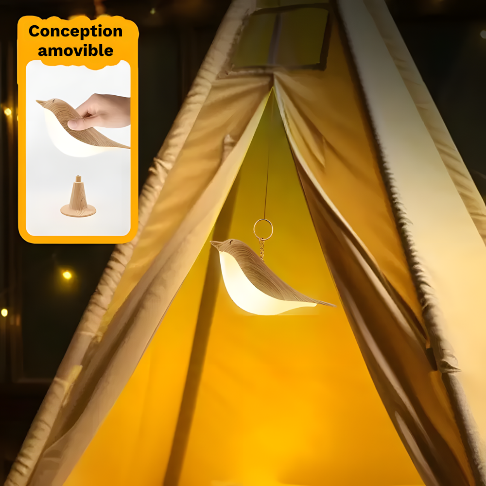 Lampe de chevet oiseau tactile LED diffuseurs d'huiles sans fil – JARA