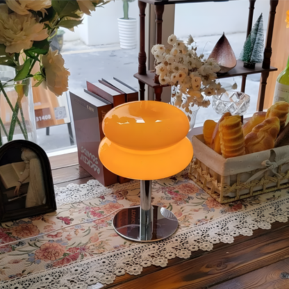 Lampe de chevet LED moderne en verre teinté - LIVARA