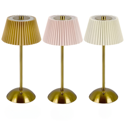 Lampe de chevet sans fil plissée décoratif moderne – VELA