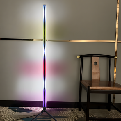Lampe sur pied RGB d’angle style moderne – SHUSTAR