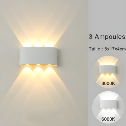 Lampe Murale LED moderne applique intérieur & extérieur - VAGG