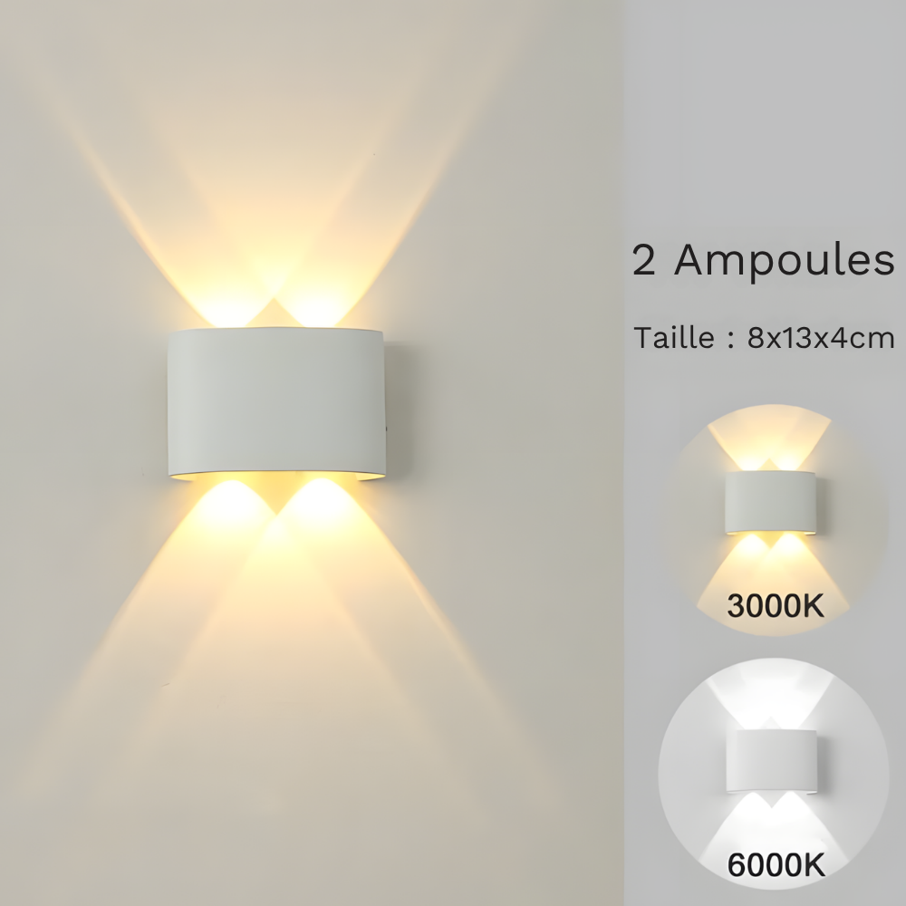 Lampe Murale LED moderne applique intérieur & extérieur - VAGG