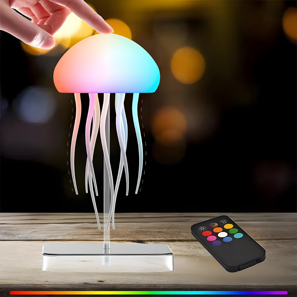 Lampe de chevet LED multicolore avec télécommande – JELLY