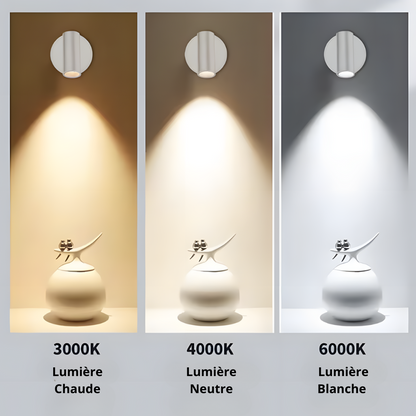 Lampe murale LED rechargeable magnétique tactile – LUMINAIR