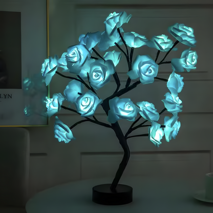 Lampe de chevet Arbre de Roses LED - LUMIROSE