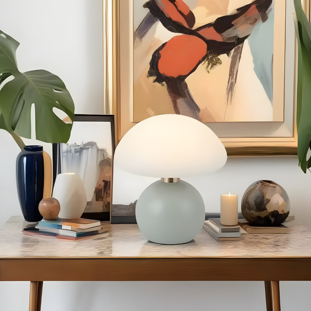 Lampe de chevet champignon moderne colorée – MORINA