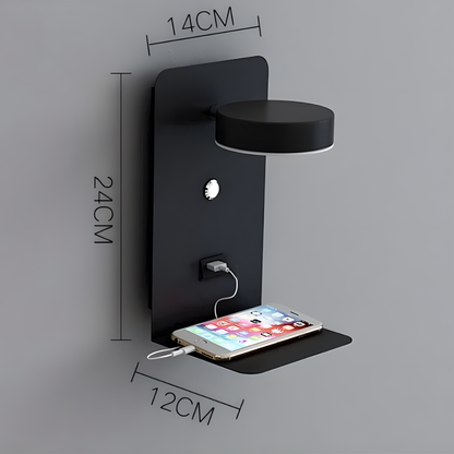 Lampe murale LED applique avec port USB – NIKAVA