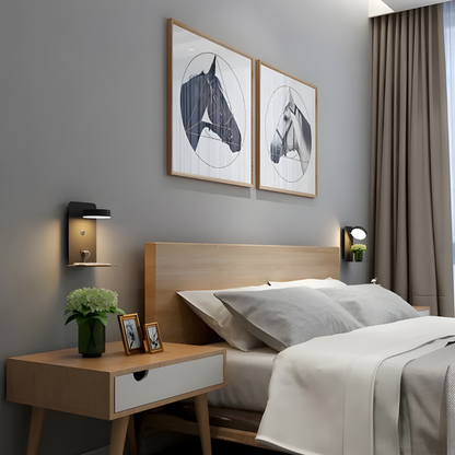 Lampe murale LED applique avec port USB – NIKAVA