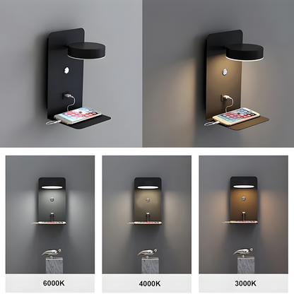 Lampe murale LED applique avec port USB – NIKAVA