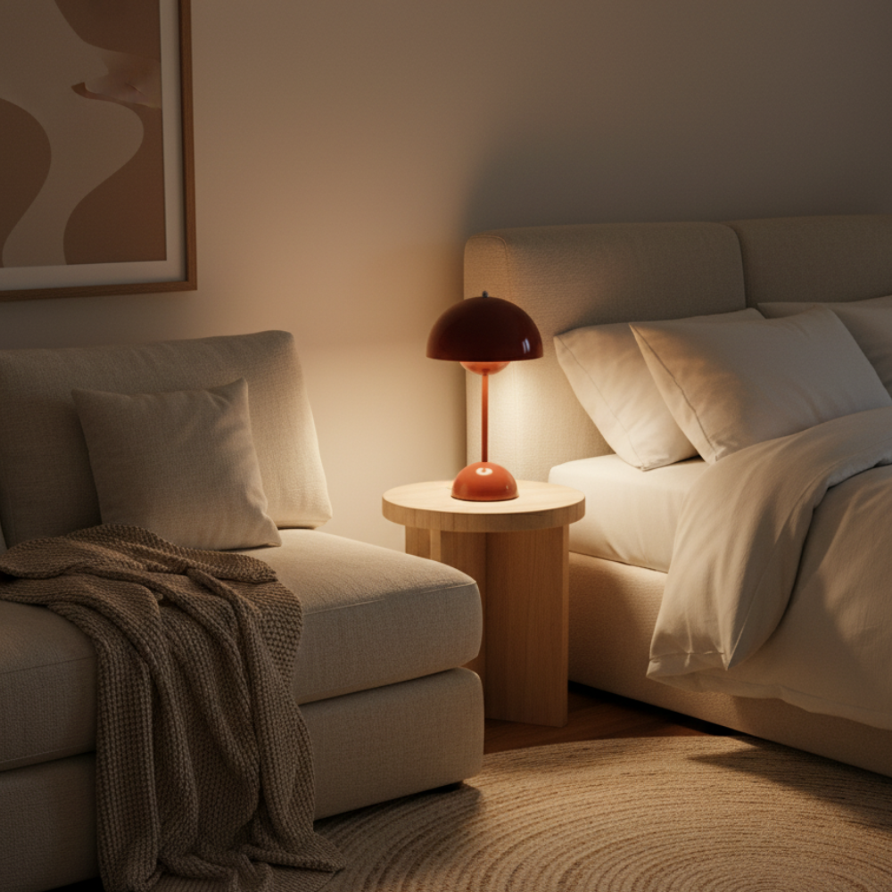 Lampe de Chevet Champignon LED USB Rechargeable - BLOOM