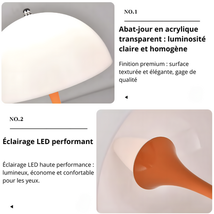 Lampe de chevet champignon nordique rechargeable – TOPWIN